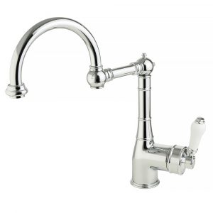 Sink mixer with movable spout