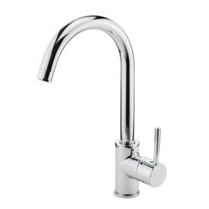 Sink mixer with movable spout