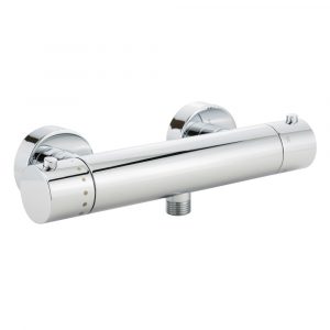 Exposed shower mixer, ½, thermostatic