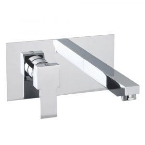 Concealed basin mixer