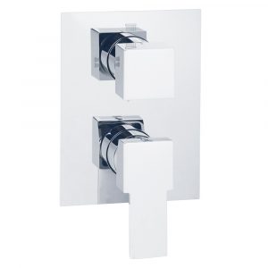 Built-in 4-way shower mixer with diverter