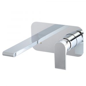 Concealed basin mixer