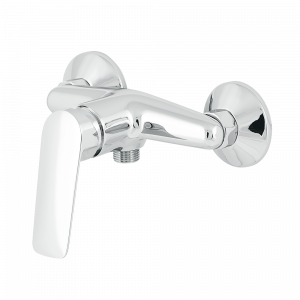 Exposed shower mixer