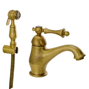 Miscelatore lavabo con doccetta shut-off