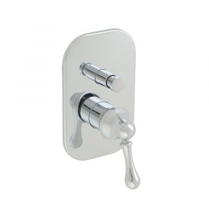 Built-in 2 way shower mixer with diverter