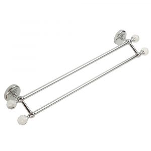 Double towel holder, L60 cm, Amerida