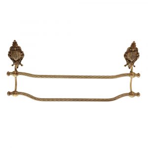 Double towel holder, L60