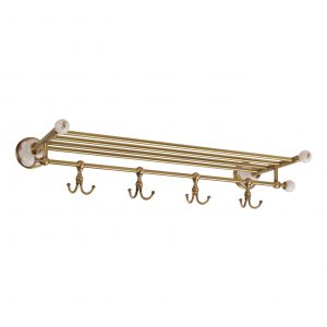 Shelf with hooks, L60 cm, Provance