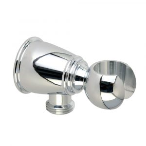 Swivel shower holder with fitting