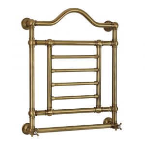 Water heated towel rail