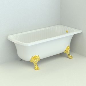 Olivia Angolare. Bathtub, legs «Migliore»