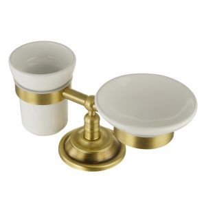 Soap dish and tumbler holder, Mirella