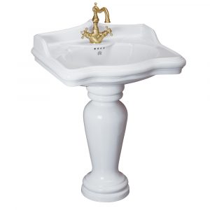 Washbasin 70 on pedestal, Impero