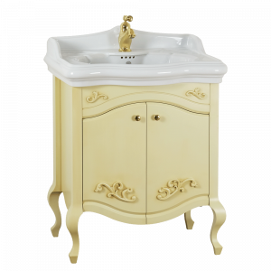 Base per lavabo, lavabo consolle per mobile, L70 cm, Impero