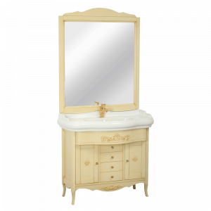 Washbasin furniture, mirror, washbasin, Bella 30281