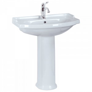 Washbasin 74 on pedestal, Flavia