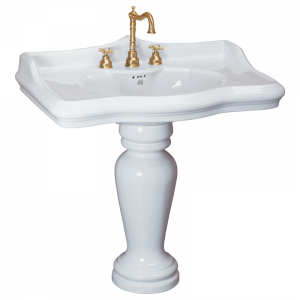 Washbasin 90 on pedestal, Impero