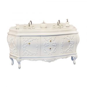 Marble top, washbasin furniture, Valensa