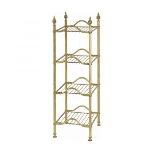 Rack with four shelves, L38 cm, Mirella