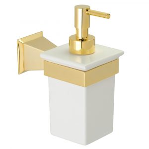 Dispenser, ceramica, oro