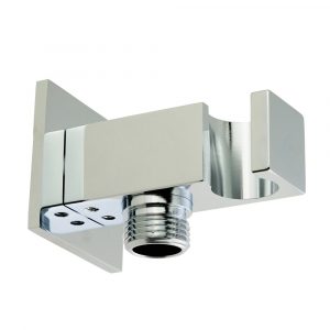 Swivel shower holder with fitting