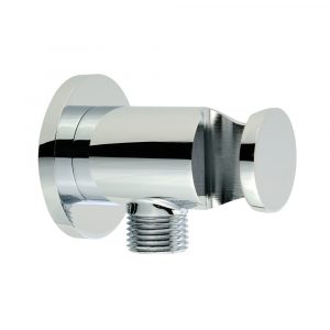 Swivel shower holder with fitting