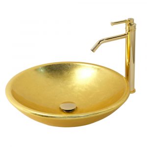 Lavabo incasso, oro / oro, ARENA