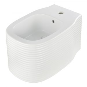 MARE Hanging bidet, white ceramic