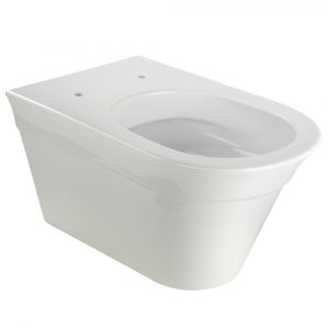 MONACO  The toilet is suspended, white ceramic