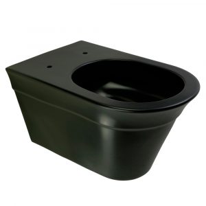 MONACO WC sospeso, ceramica, Nero