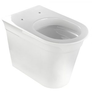 MONACO WC sospeso, ceramica bianca