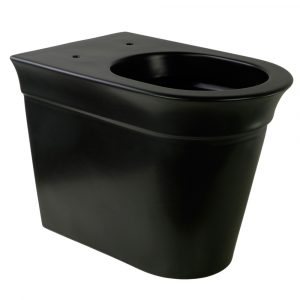 MONACO WC, ceramic, Black