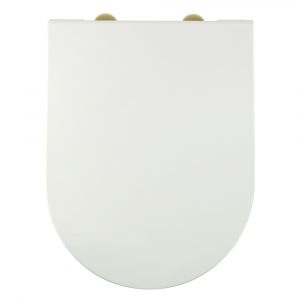 MONACO. Coperchio / sedile del water / Standart / colore Bianco / Oro