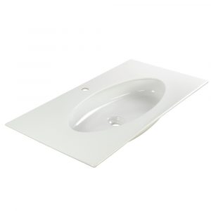 LAVABI  Console sink, white ceramic