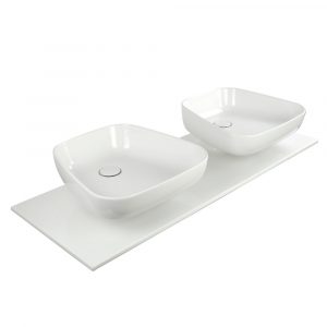 LAVABI DOUBLE TOP  2 overhead sinks with countertop