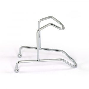 PISTOLETTO Gun stand, color platinum