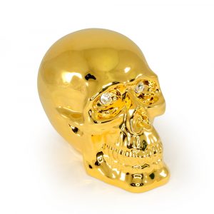 PISTOLETTO Череп 24х15хH18 см, керамика, цвет золото, Crystal
