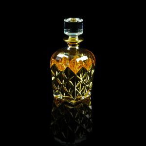 GOLDEN DREAM Decanter 1.2 L. H22 cm, cristallo / oro 24K