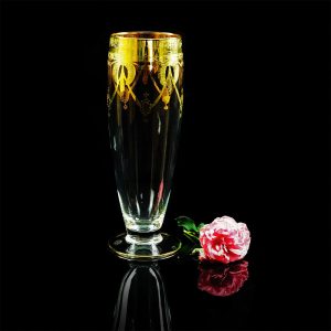 DINASTIA Vase H42 cm, crystal/decor gold 24K