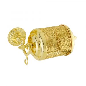 Titolare della carta chiuso, oro