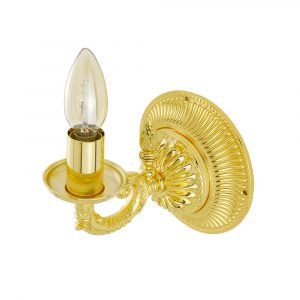 Lampada Da Parete singola, (grande presa), oro