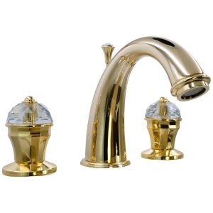 Rubinetto per lavabo a 3 fori. con valvola di fondo
